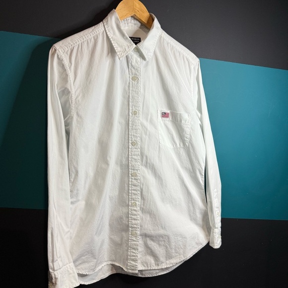 Polo by Ralph Lauren White Button Down Shirt with RL logo and flag - Picture 3 of 10